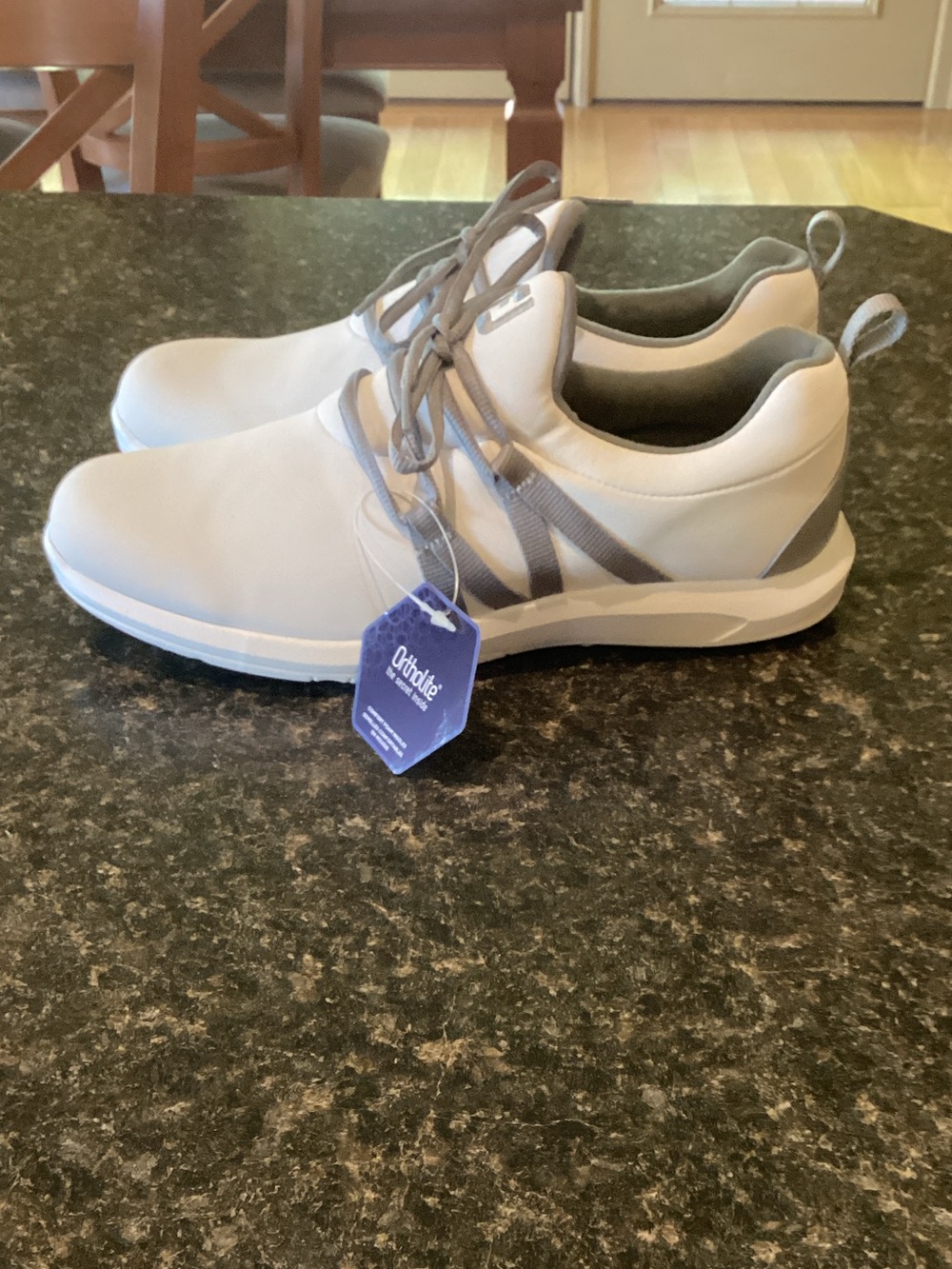 FootJoy Women’s White Athletic Sneakers with Gray Accents